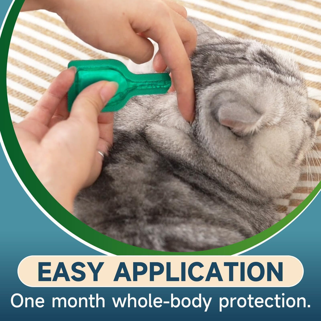 Cat Flea and Tick Treatment, 6 Doses V7557