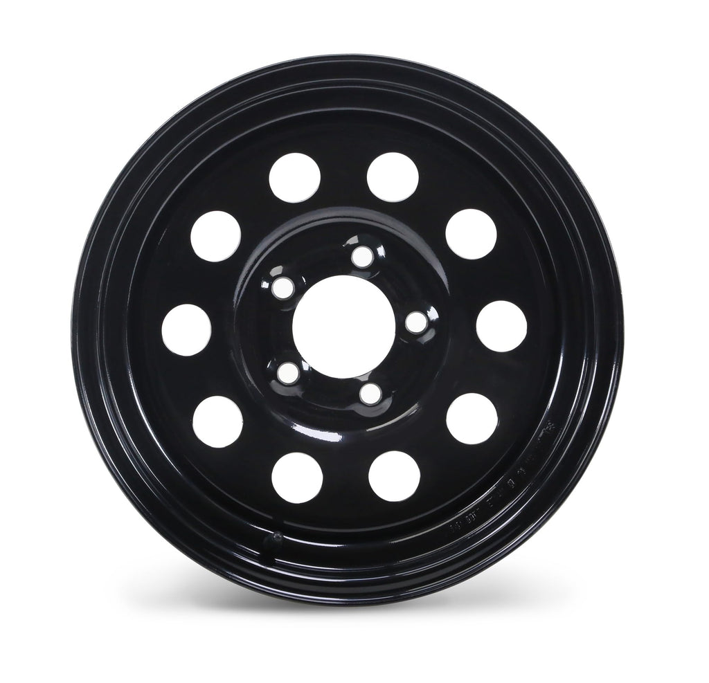 15 x 5 Trailer Wheel 5 Lug on 5" Bolt Pattern Black D18365