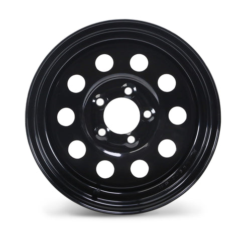 15 x 5 Trailer Wheel 5 Lug on 5" Bolt Pattern Black D18365