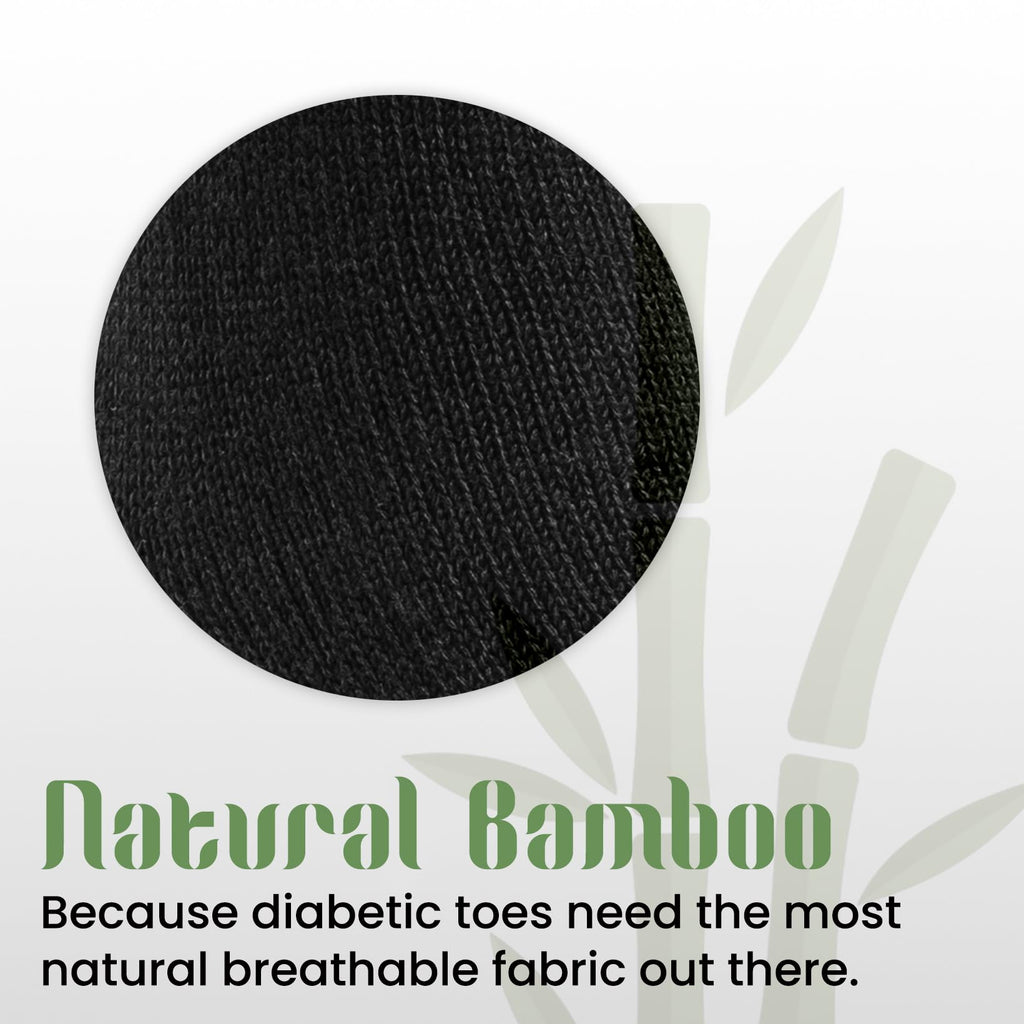 Diabetic Seamless Soft Crew Socks Bamboo Viscose P342595