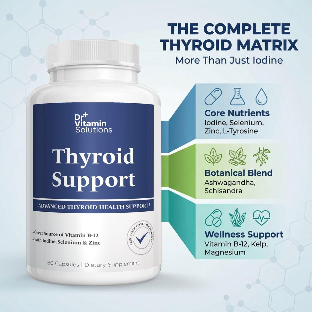 Iodine Thyroid Support Supplement 60 Capsules U8264