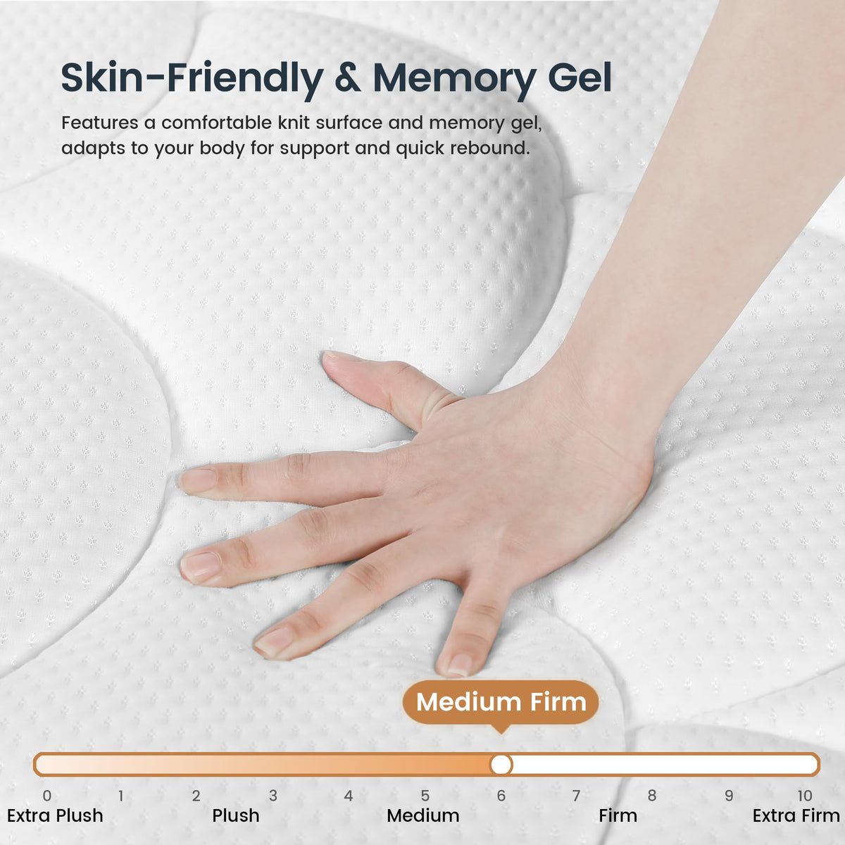 Full Size 8 Inch Gel Memory Foam Hybrid Mattress M832804
