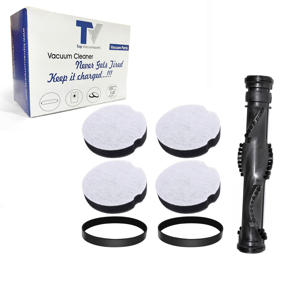 Filter, Belt and Brushroll Kit Replacement for Bissell Cleanview Compact Turbo Vacuum A532