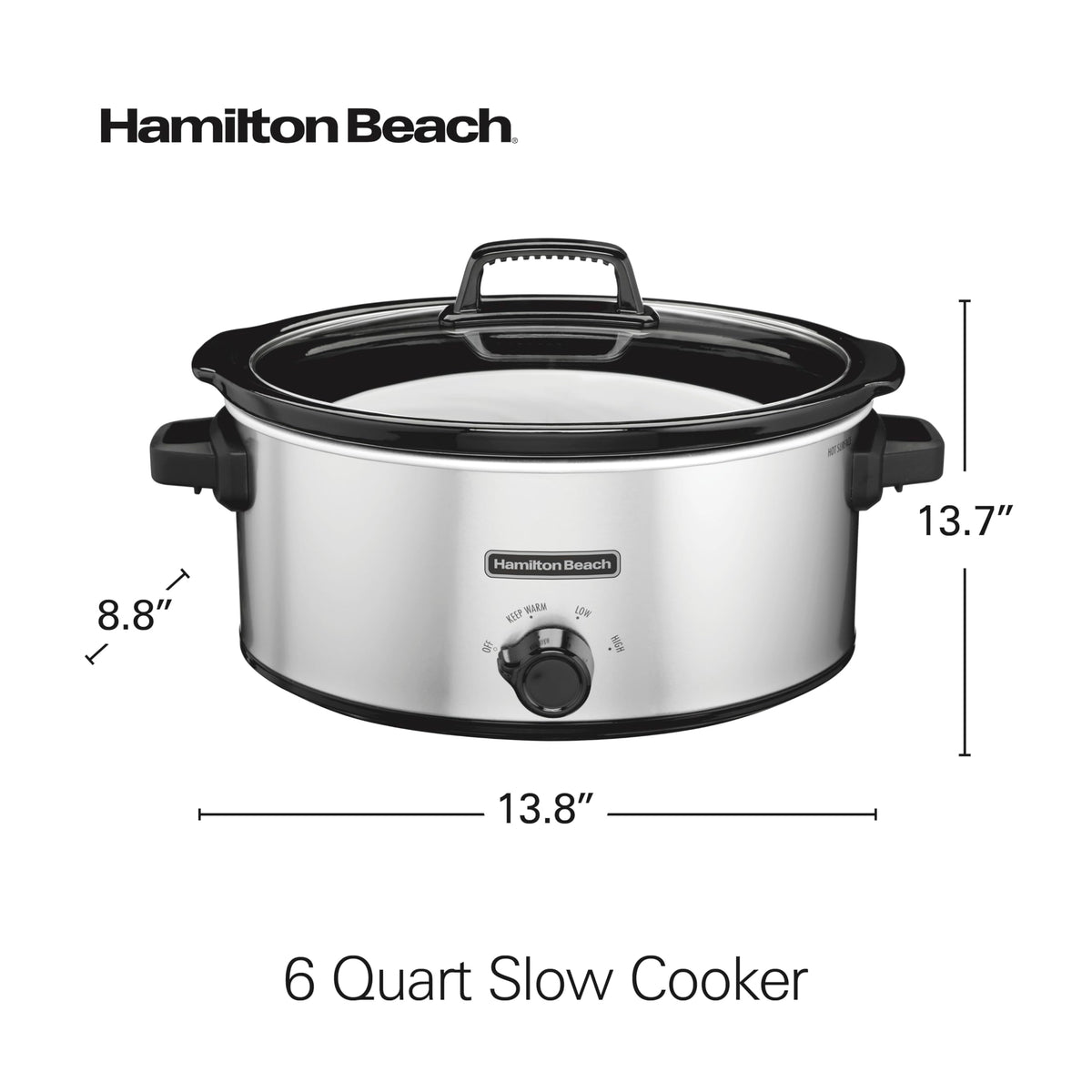 6 Quart Slow Cooker I247