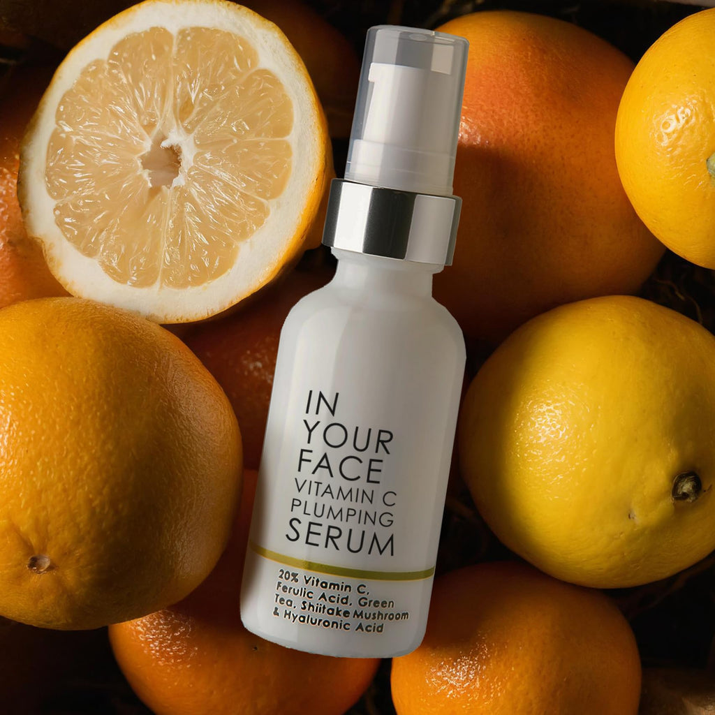 Vitamin C Hydrating Brightening Face Serum with Hyaluronic Acid 1oz M2230