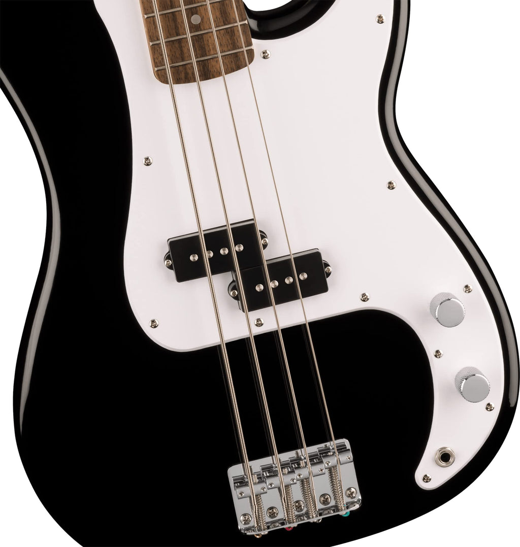Black Precision Bass Guitar with Amplifier and Cable I24949