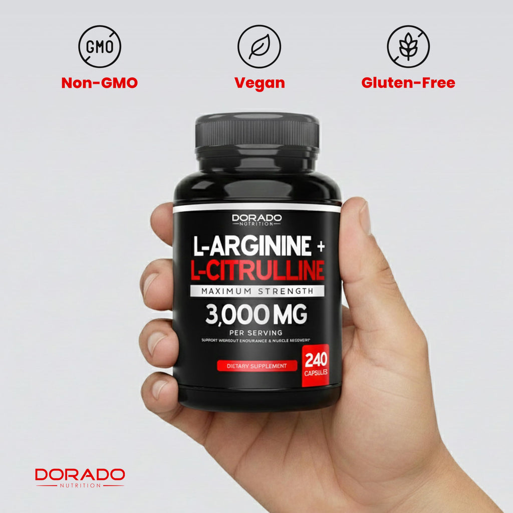 L Arginine L Citrulline 3000mg 240 Capsules E58787