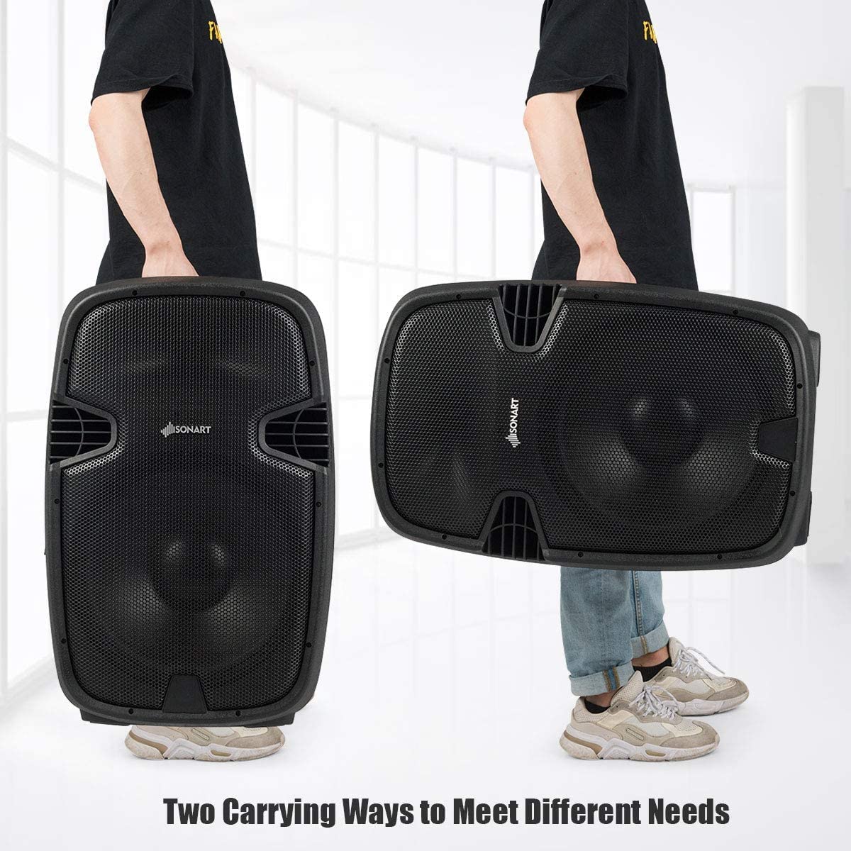 Portable 15" PA Speaker System Set K40302