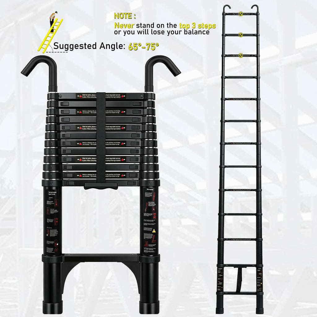 Telescoping Ladder 20FT with Stabilizer O502993