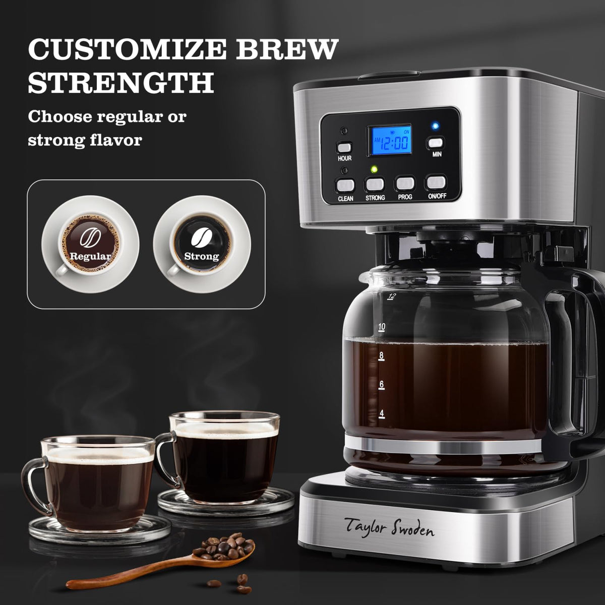 12-Cup Programmable Coffee Maker X6582