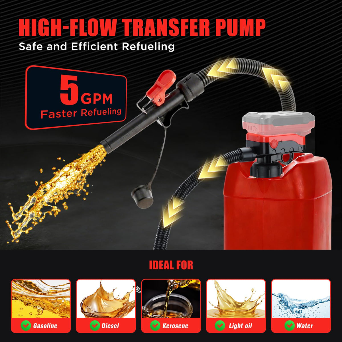 Cordless Fuel Transfer Pump H5089