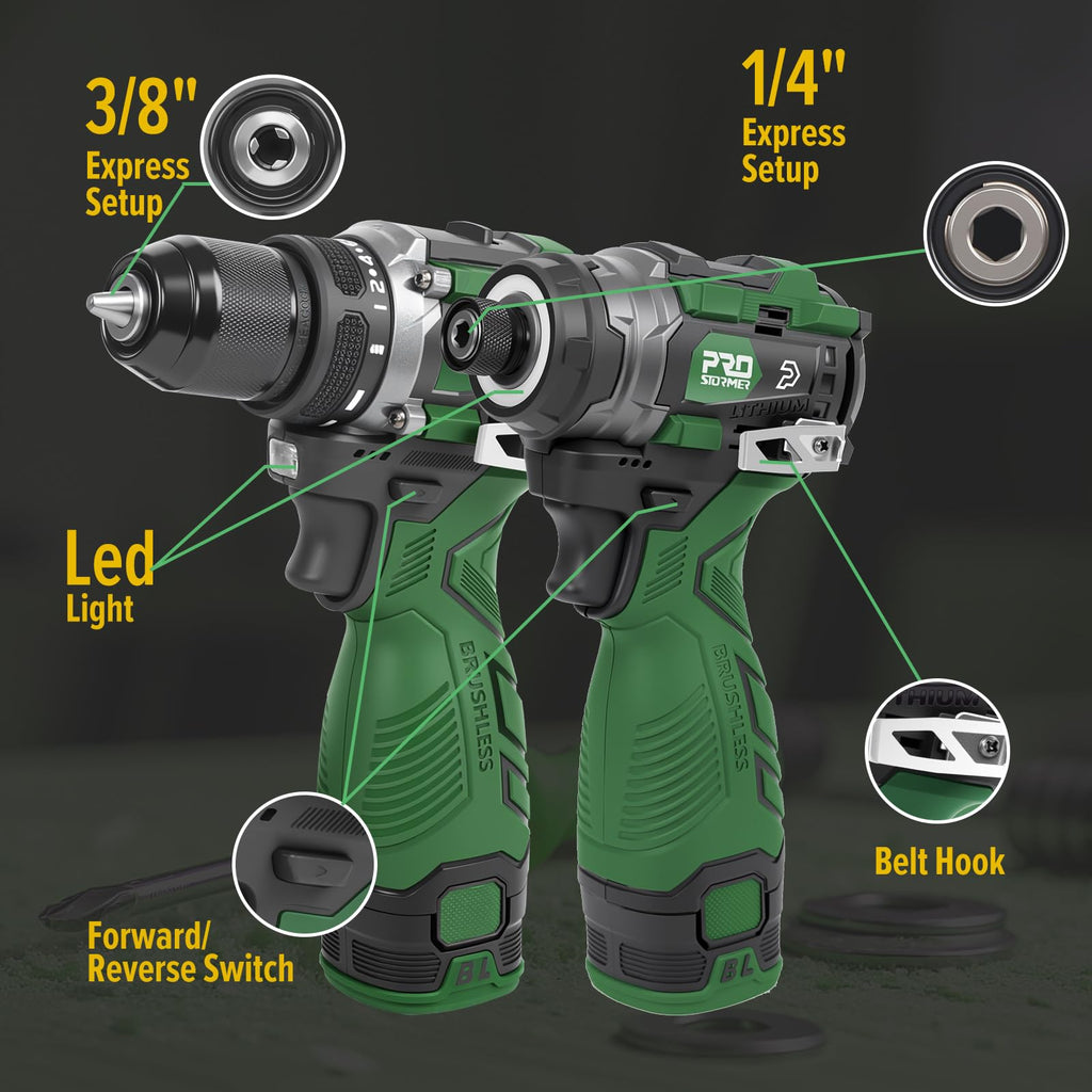 Cordless Drill & Impact Driver Set L128700