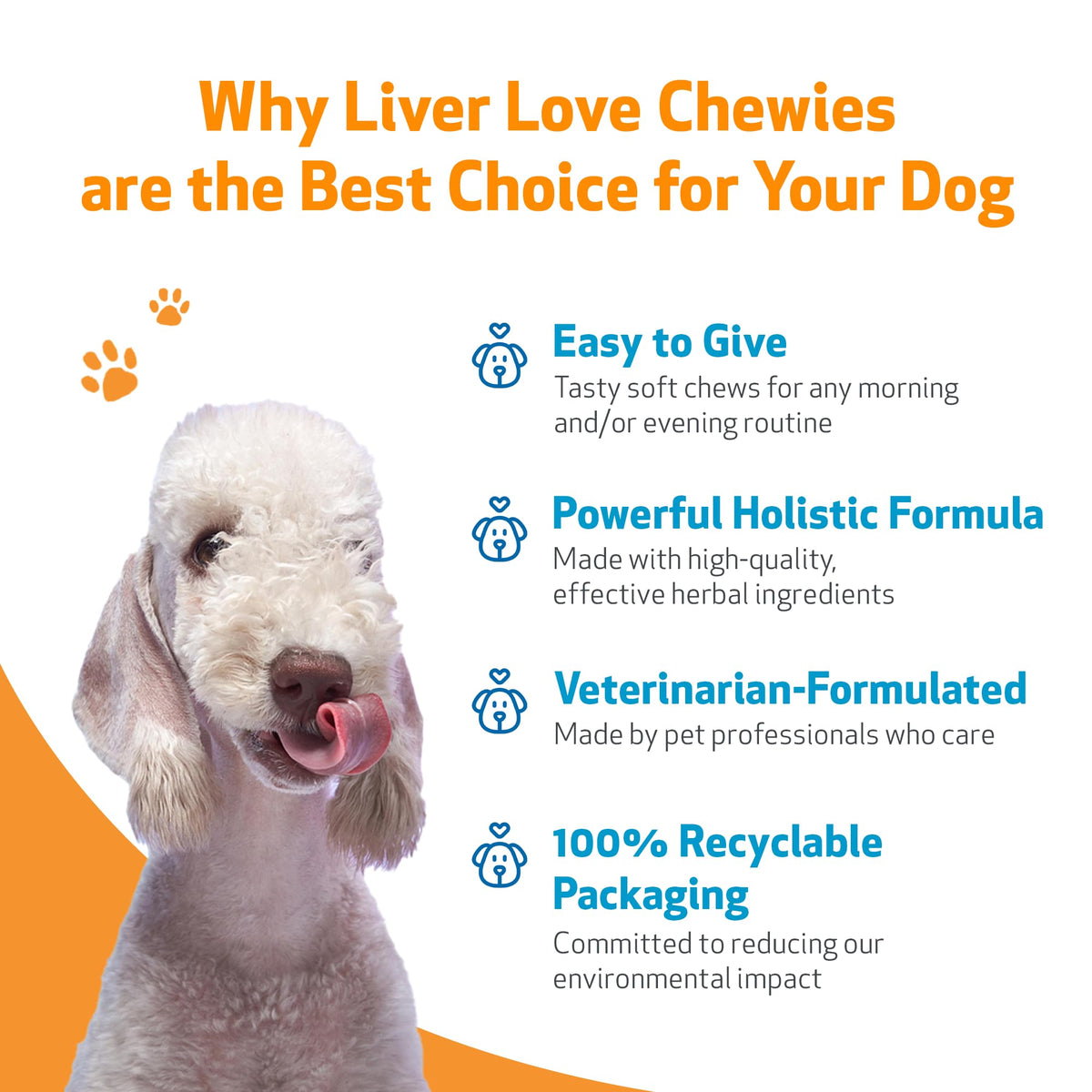 Liver Support Chewies for Dogs, 90 Ct T999
