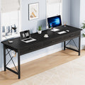 78.7 inch Black Computer Desk with 3 Drawers V530297