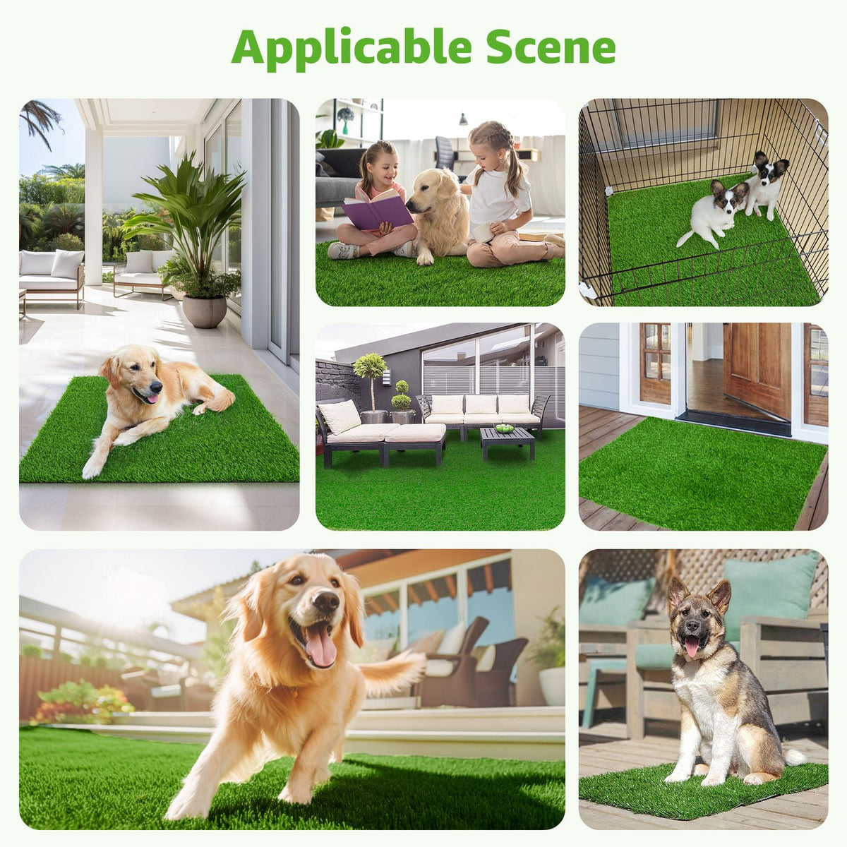 Artificial Grass Pee Pads 20"x 25" 2 Pack J6247