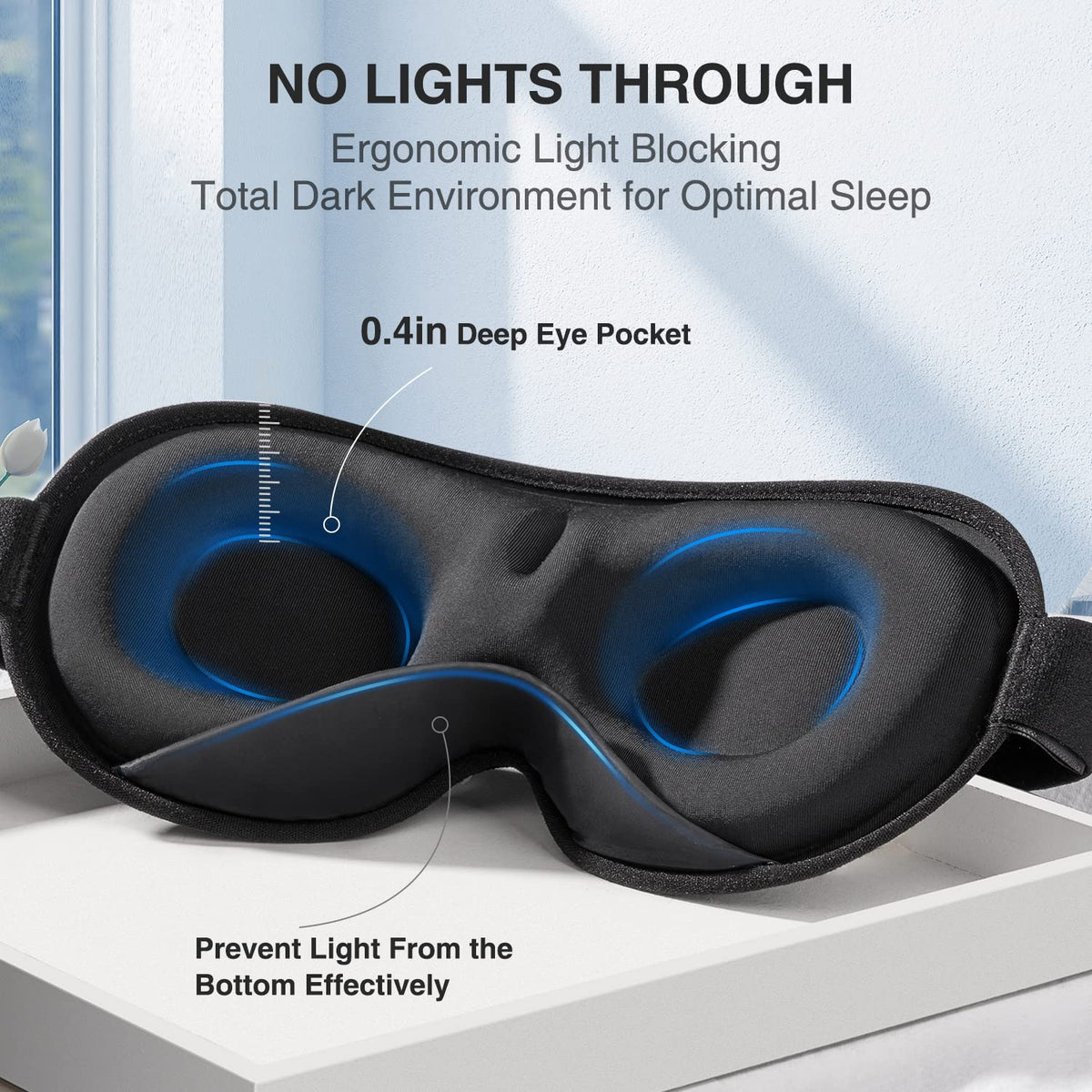 Weighted Sleep Mask 3D Eye Mask I820745