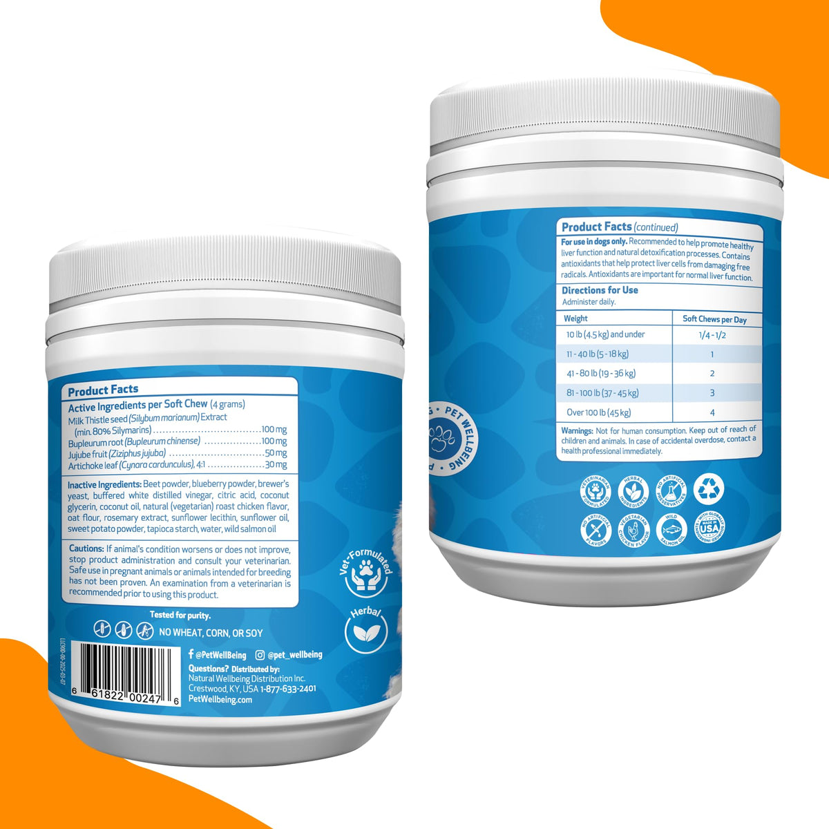 Liver Support Chewies for Dogs, 90 Ct T999