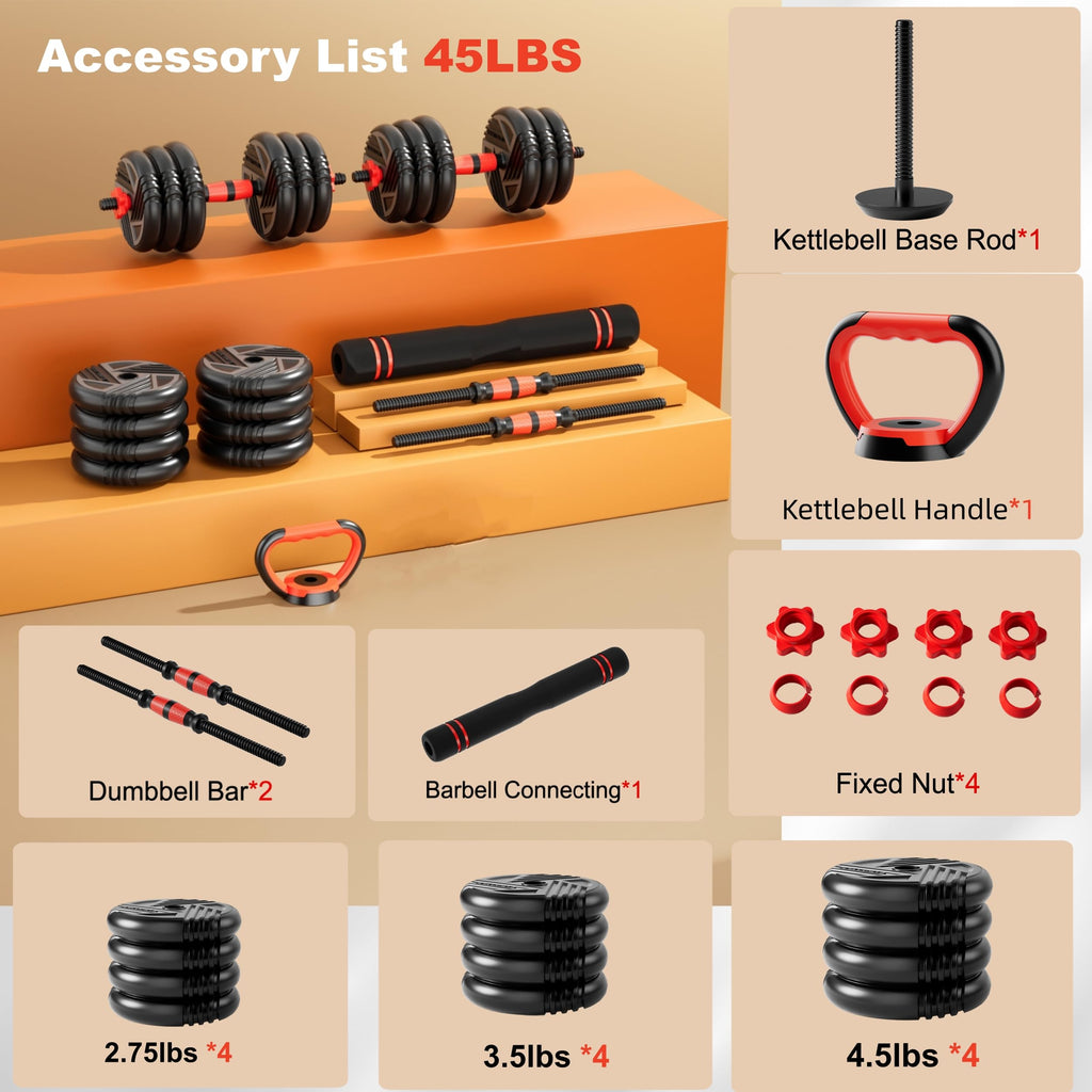 Adjustable Dumbbell Set 5 in 1 I9924