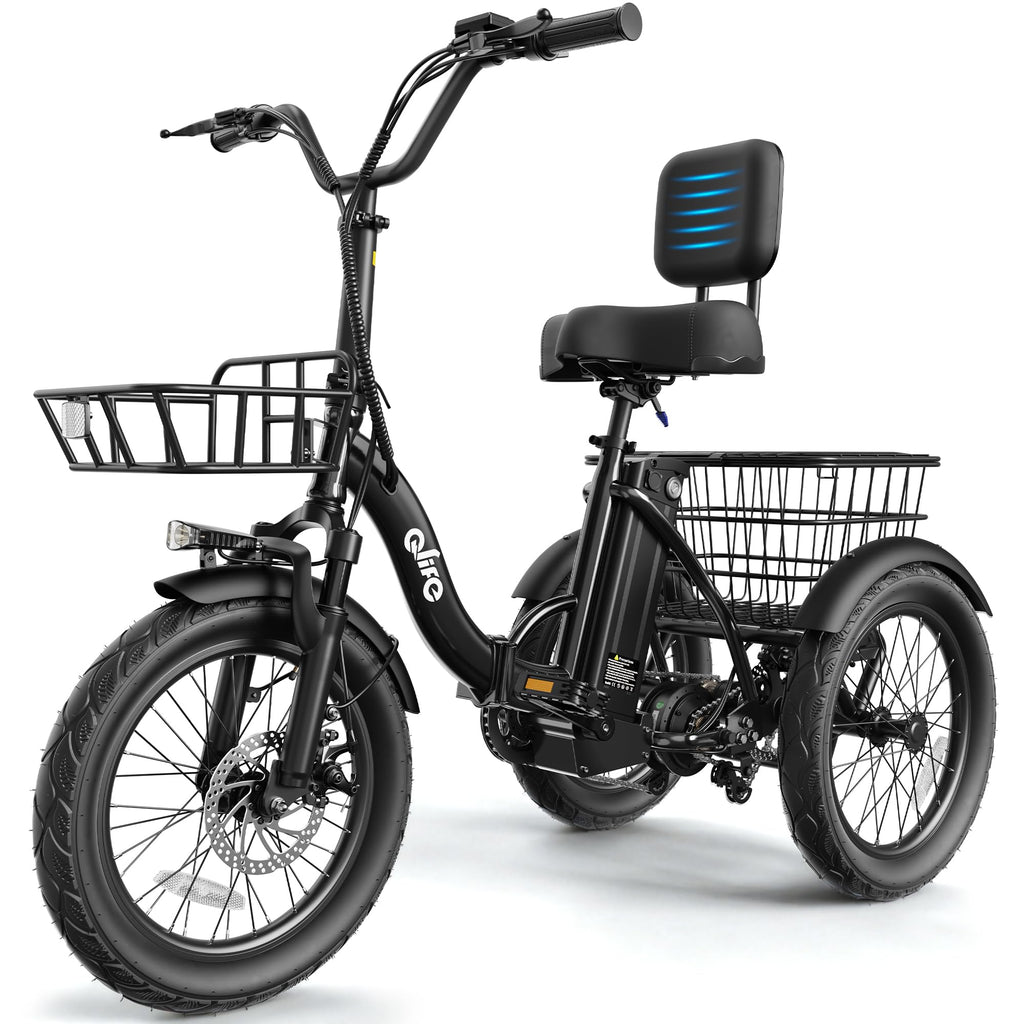1200W Folding 3 Wheel Electric Trike N632020