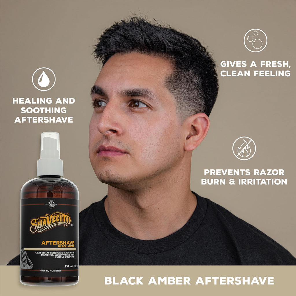 Black Amber Aftershave 8 oz Pump Spray W95423