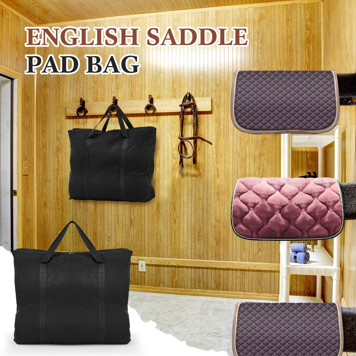 Saddle Pad Bag with Multiple Compartments P992335
