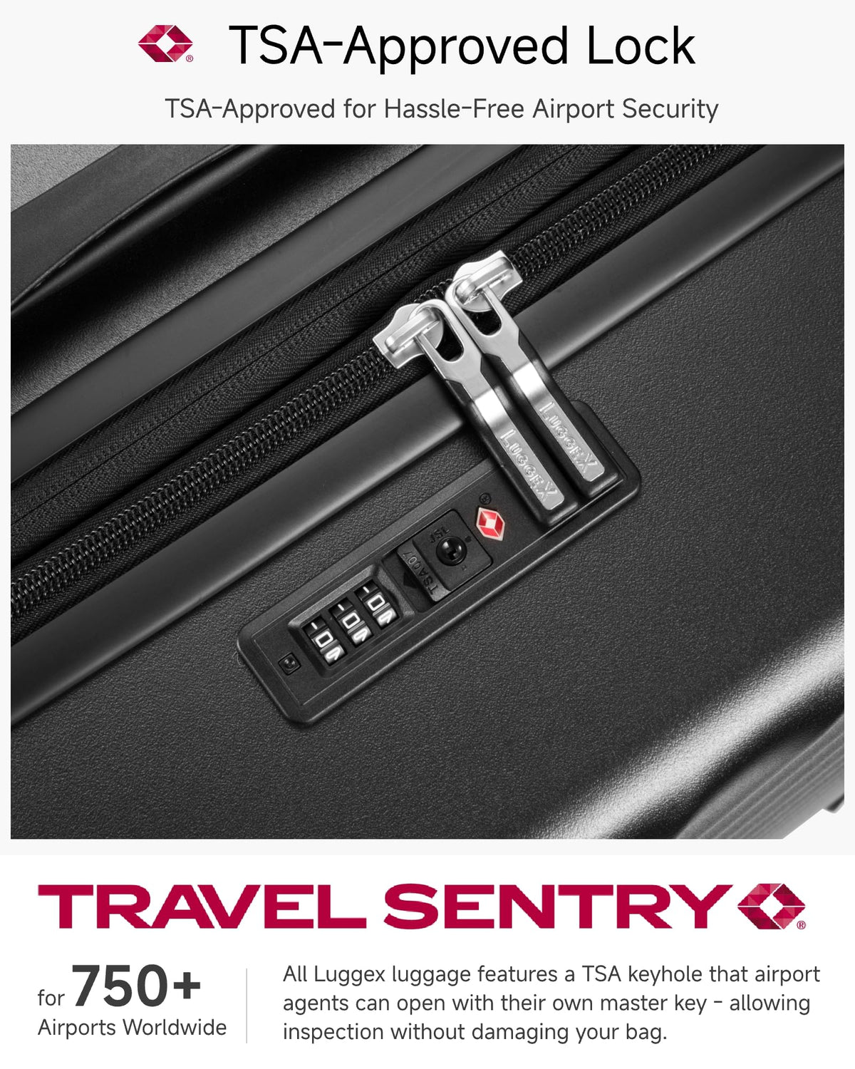 20 Inch Carry On Luggage 22x14x9 Charcoal Metallic N874