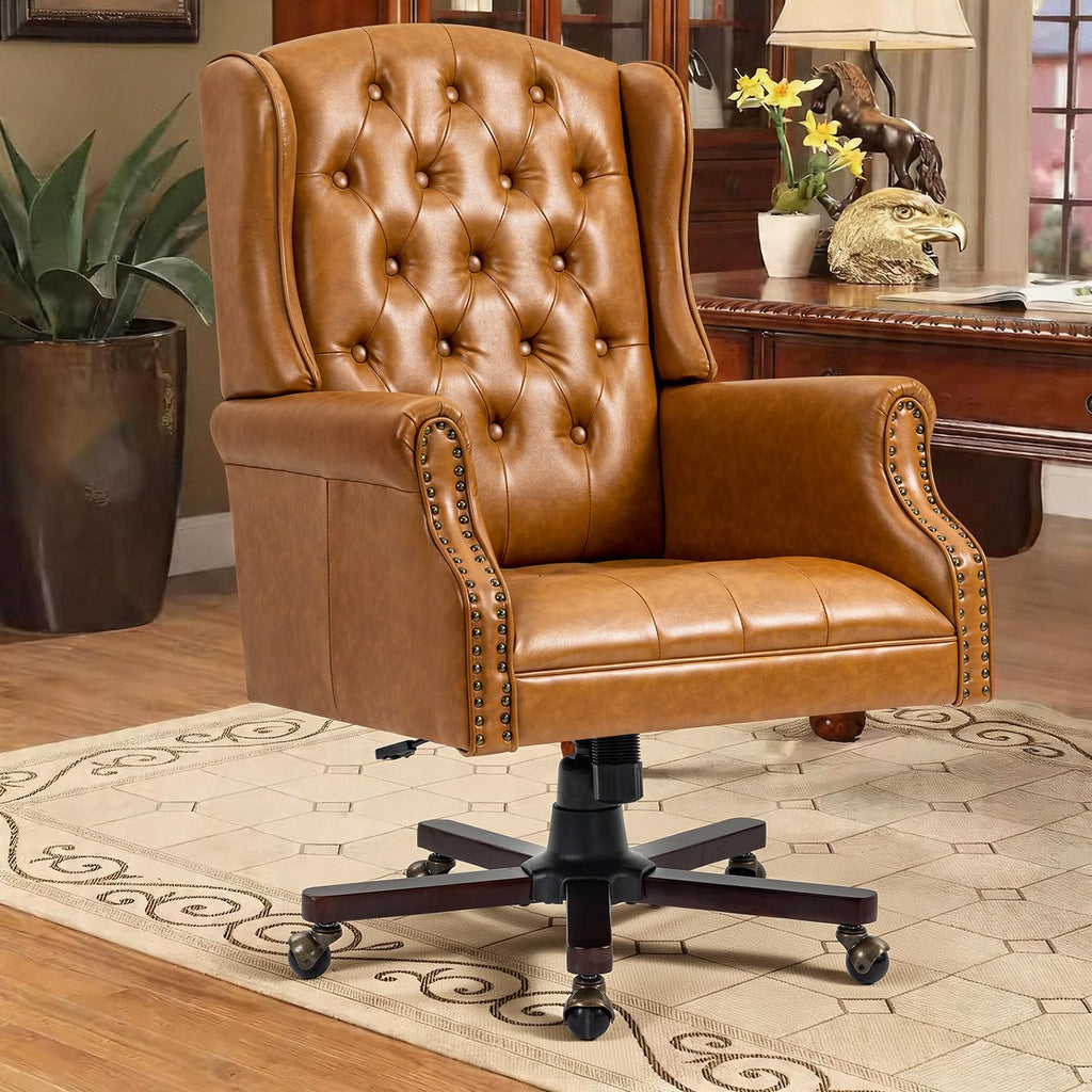 Brown Ergonomic Office Chair W7897