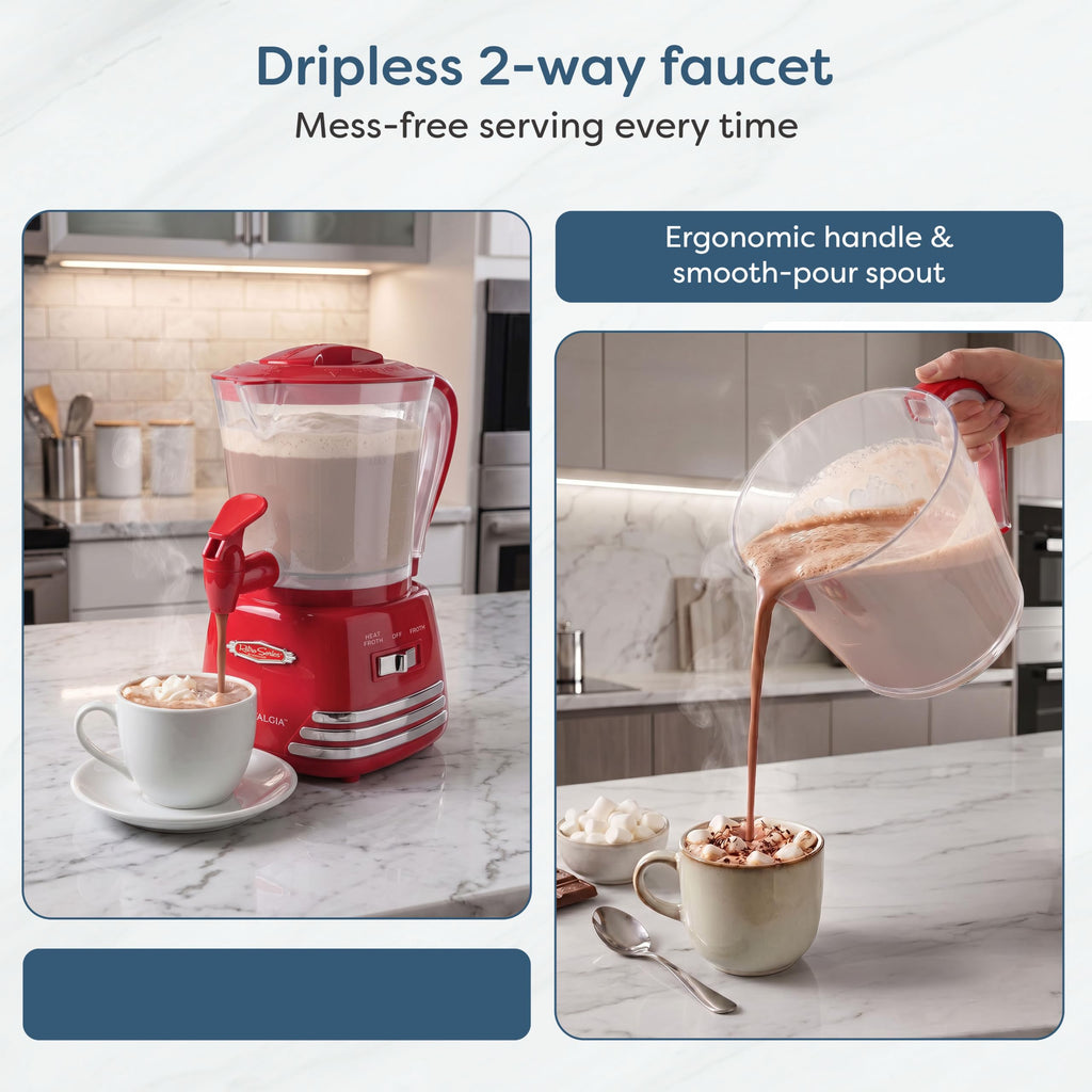 Hot Chocolate Maker & Milk Frother 4-Cup G8417