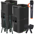15-Inch 2000W Powered Loudspeaker Pair Z59665