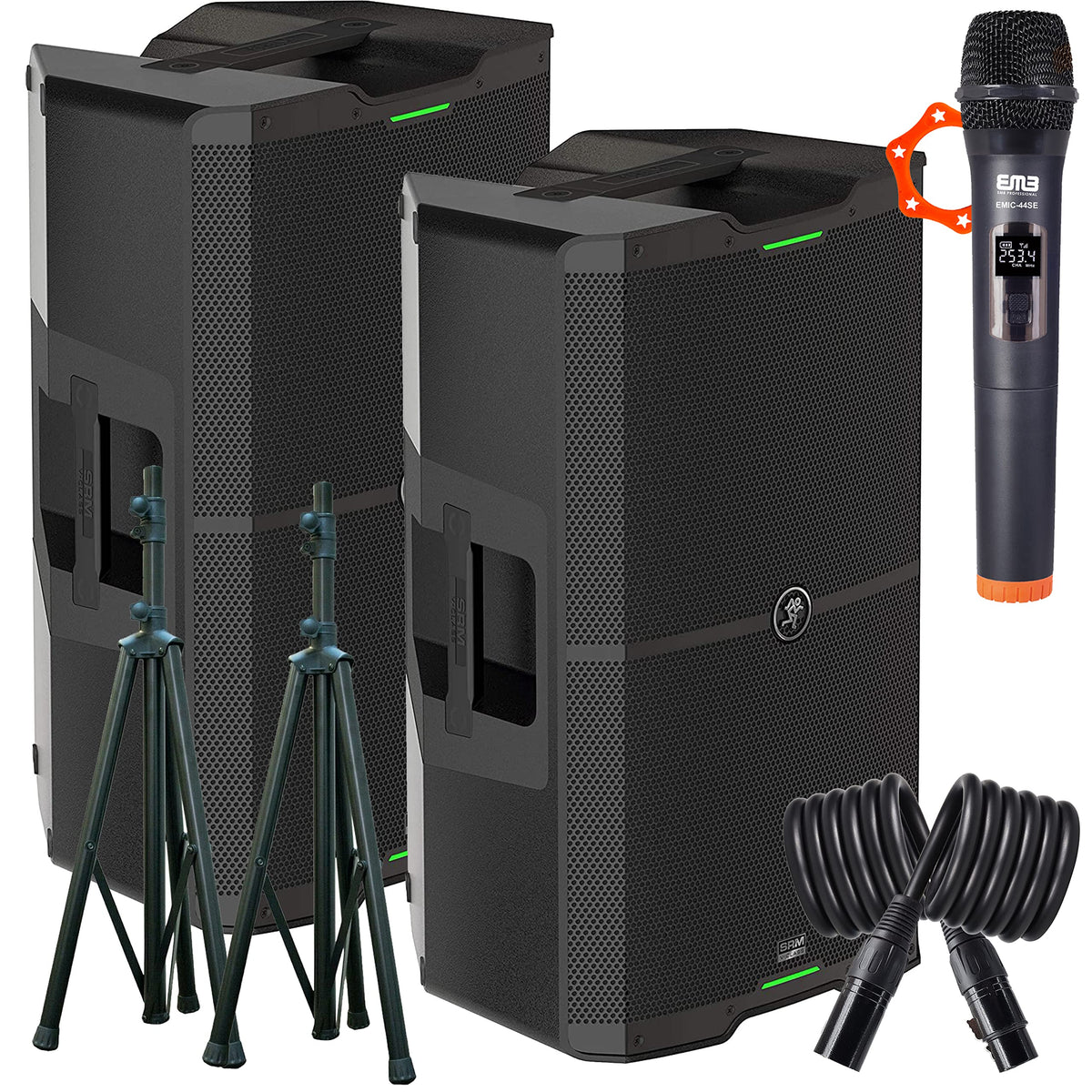 15-Inch 2000W Powered Loudspeaker Pair Z59665